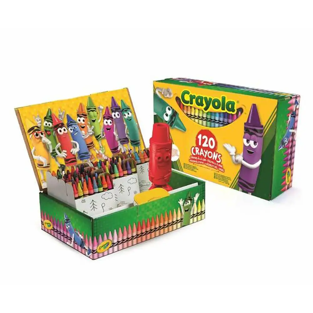 Crayons gras de couleur crayola pets taille crayon 120 pieces 22 5 x 13 5 x 6 5 cm_8050. DIAYTAR SENEGAL - Votre Destination pour un Shopping Éclairé. Parcourez notre boutique en ligne pour découvrir des produits de qualité qui embelliront votre quotidien.