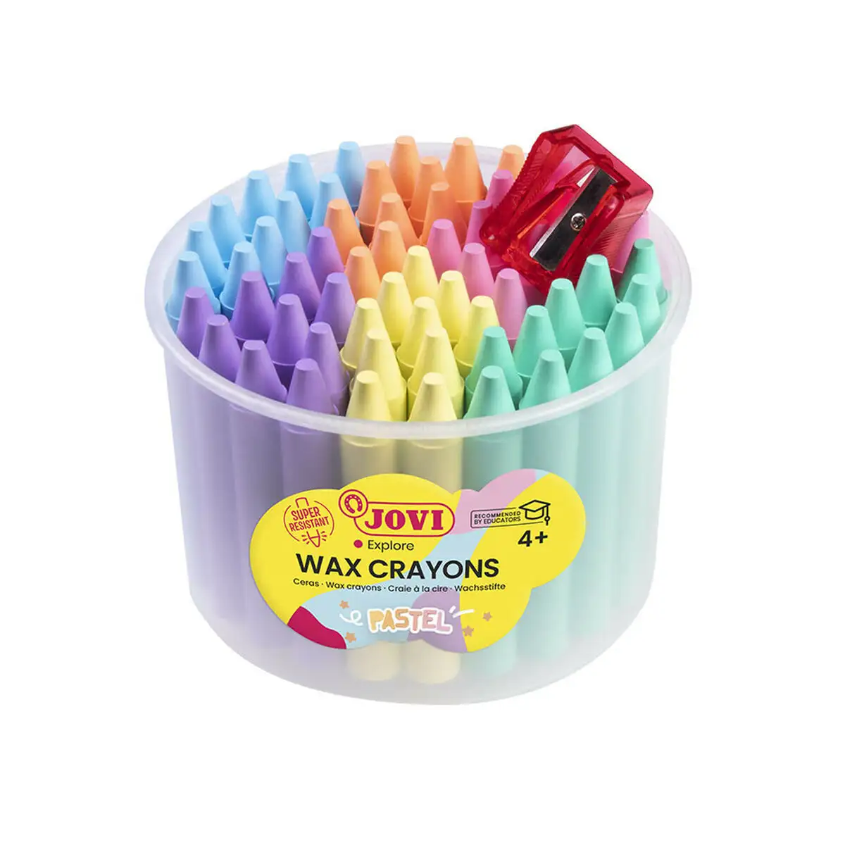 Crayons gras de couleur jovi jumbo pastel 60 pieces multicouleur_3921. DIAYTAR SENEGAL - L'Art du Shopping Éclairé. Naviguez à travers notre plateforme intuitive et découvrez une variété d'articles soigneusement sélectionnés pour répondre à vos besoins et à vos envies.