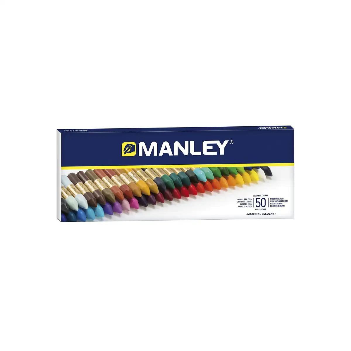Crayons gras de couleur manley multicouleur_1742. DIAYTAR SENEGAL - Où le Shopping est un Plaisir Engagé. Parcourez notre catalogue et choisissez des produits qui respectent vos valeurs et vos attentes.