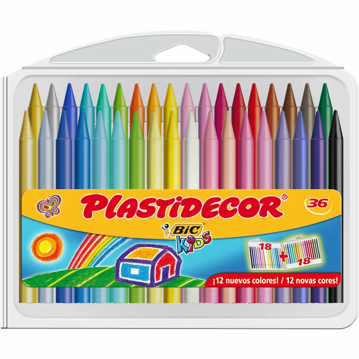 Crayons gras de couleur plastidecor multicouleur_2696. DIAYTAR SENEGAL - Votre Source de Découvertes Shopping. Naviguez à travers nos catégories et découvrez des articles qui vous surprendront et vous séduiront.
