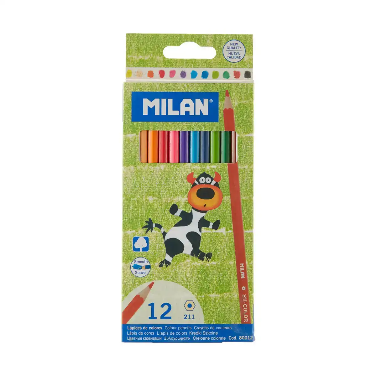 Crayons milan 211 color multicouleur_8163. DIAYTAR SENEGAL - Votre Destination pour un Shopping Réfléchi. Découvrez notre gamme variée et choisissez des produits qui correspondent à vos valeurs et à votre style de vie.