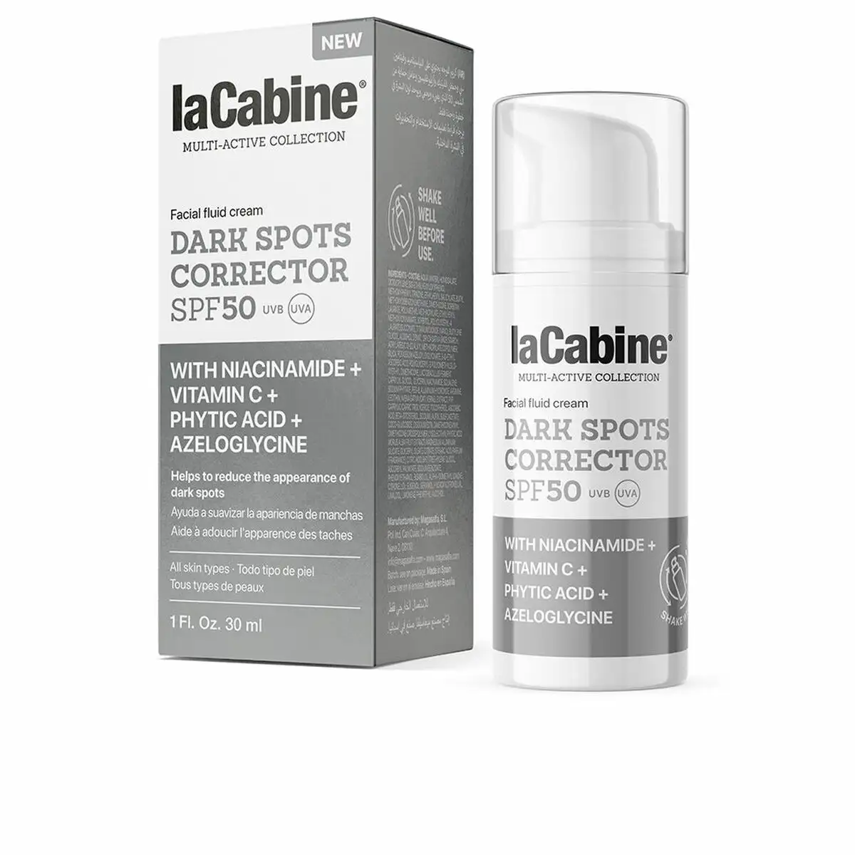 Creme anti taches lacabine fluide spf 50 30 ml_6618. DIAYTAR SENEGAL - Votre Destination pour un Shopping Réfléchi. Découvrez notre gamme variée et choisissez des produits qui correspondent à vos valeurs et à votre style de vie.