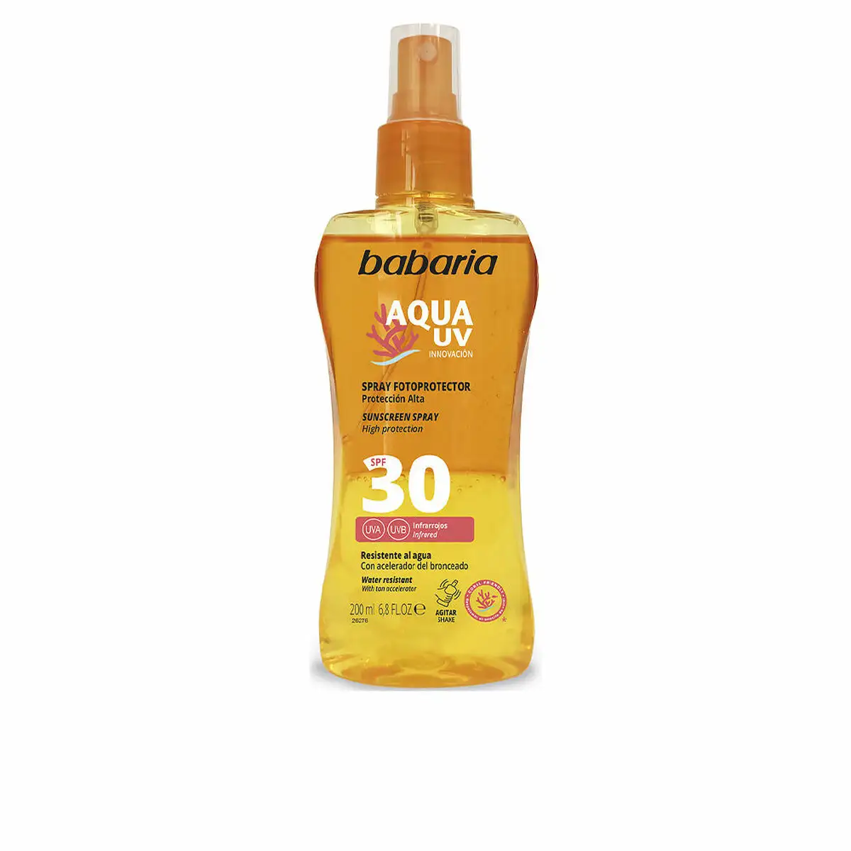 Creme solaire pour le corps en spray babaria solar aqua uv spf 30 200 ml _9989. Votre Destination de Choix: DIAYTAR SENEGAL - Où l'Authenticité Rencontre la Commodité. Faites l'expérience de magasiner en ligne pour des articles qui incarnent la richesse culturelle et la modernité du Sénégal.