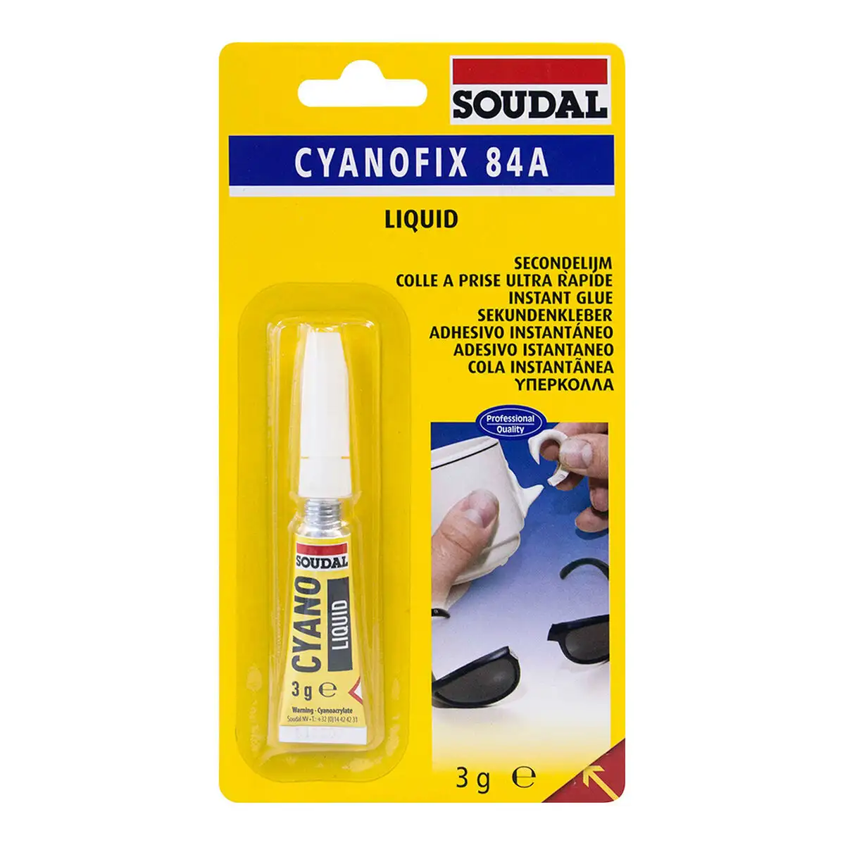 Cyanoacrylate soudal 3 g _1564. DIAYTAR SENEGAL - Votre Marché Virtuel au Sénégal. Parcourez notre boutique en ligne pour trouver des trésors cachés, des articles indispensables du quotidien aux joyaux artistiques.