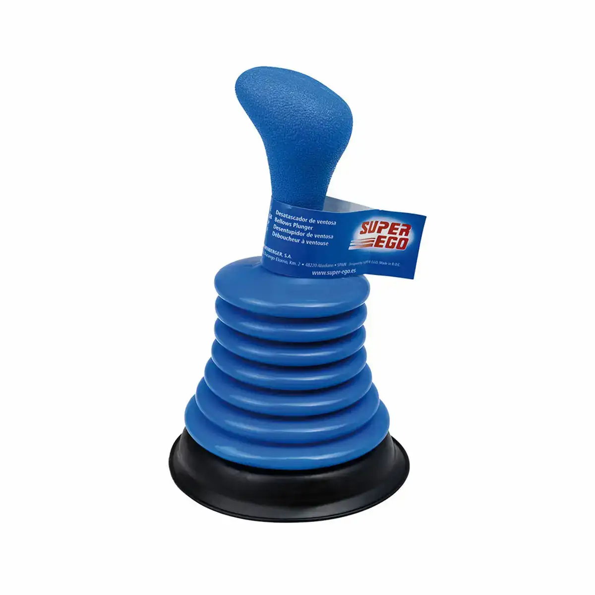 Deboucheur super ego bleu 19 x 11 x 11 cm _8439. DIAYTAR SENEGAL - Là où la Qualité est Non Négociable. Parcourez notre boutique en ligne pour découvrir des produits qui incarnent le raffinement et l'excellence du Sénégal.