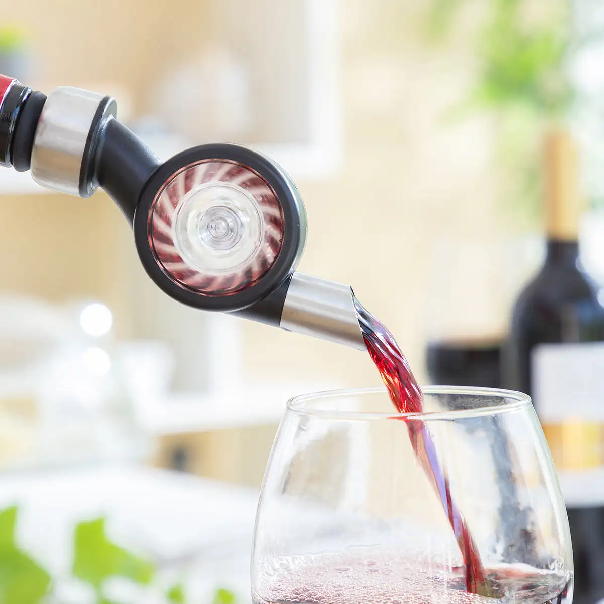 Verseur aérateur de vin - décanteur Aérateur à Vin Professionnel, Bec  Verseur à Vin Anti-Goutte.