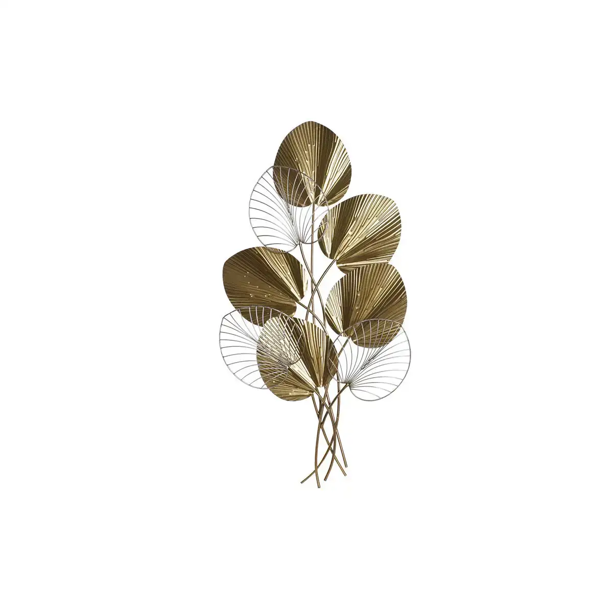 Decoration murale dkd home decor dore metal feuille d une plante 50 x 6 x 98 5 cm _1815. DIAYTAR SENEGAL - L'Art de Vivre en Couleurs et en Styles. Parcourez notre sélection et trouvez des articles qui reflètent votre personnalité et votre goût pour la vie.