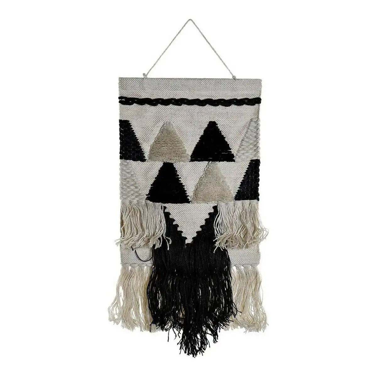 Decoration suspendue dkd home decor jute coton 45 5 x 2 x 105 cm _7050. DIAYTAR SENEGAL - L'Équilibre Parfait entre Tradition et Modernité. Explorez notre collection pour trouver des produits qui incarnent la culture et la contemporanéité du Sénégal.