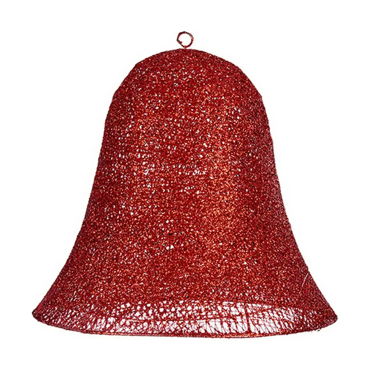Decorations de noel cloche rouge metal 40 x 37 5 x 40 cm_1085. DIAYTAR SENEGAL - L'Art de Vivre le Shopping Authentique. Découvrez notre boutique en ligne et trouvez des produits qui incarnent la passion et le savoir-faire du Sénégal.