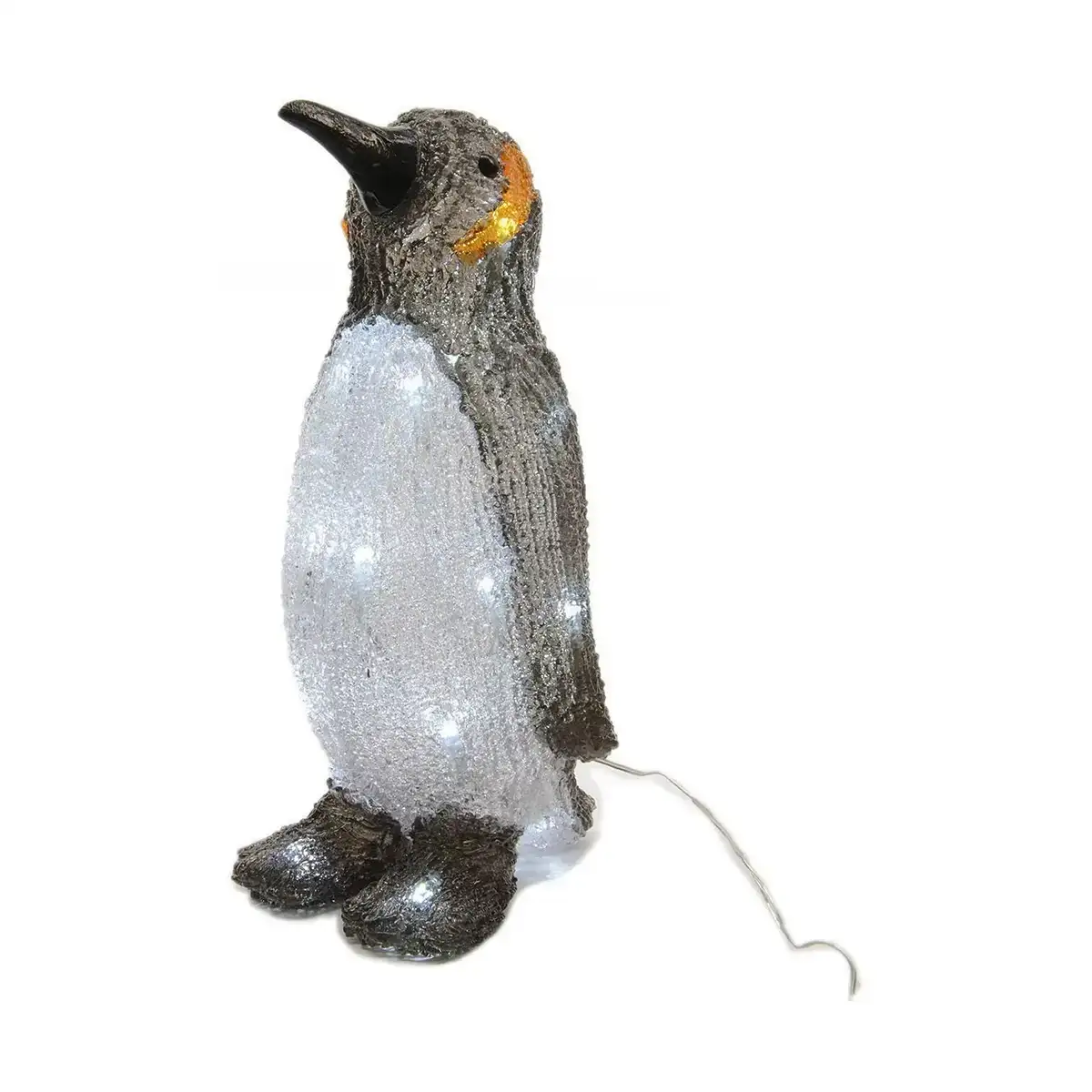 Decorations de noel lumineo pingouin blanc 17 x 16 x 33 cm _7126. DIAYTAR SENEGAL - Là où Choisir est une Célébration de l'Artisanat. Explorez notre gamme variée et choisissez des produits qui incarnent la tradition et le talent des artisans du Sénégal.