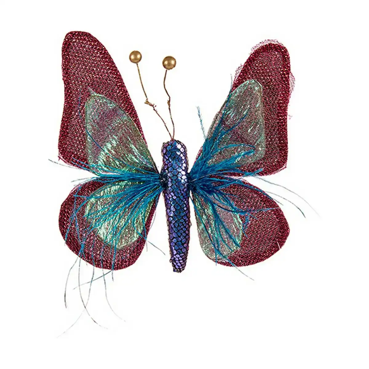 Decorations de noel papillon 14 x 3 x 18 cm bleu rose_2976. DIAYTAR SENEGAL - L'Écrin de Vos Désirs Shopping. Parcourez notre boutique en ligne et explorez des produits minutieusement choisis pour répondre à vos envies les plus exigeantes.