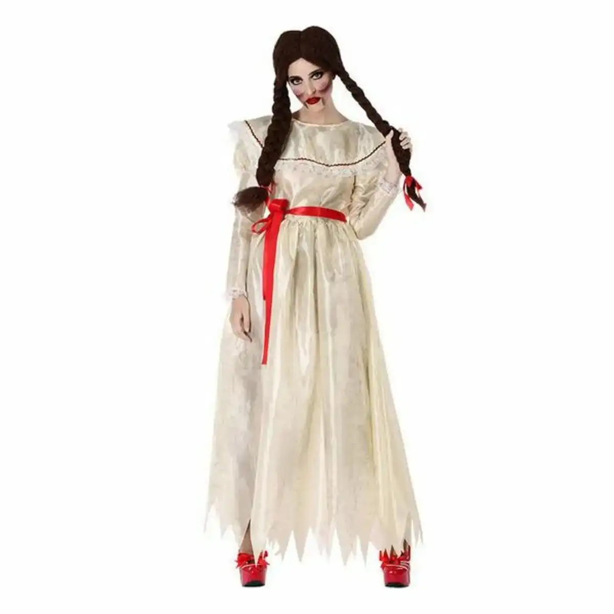 Deguisement pour adultes fillette possedee blanc 1 pcs _6853. DIAYTAR SENEGAL - Là où Choisir est une Célébration de l'Artisanat. Explorez notre gamme variée et choisissez des produits qui incarnent la tradition et le talent des artisans du Sénégal.