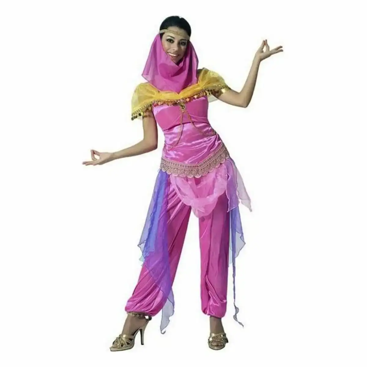 Deguisement pour adultes rose princesse arabe_1718. Bienvenue chez DIAYTAR SENEGAL - Votre Destination Shopping Complète! Découvrez une boutique en ligne généraliste au Sénégal offrant une vaste gamme de produits, allant des vêtements aux gadgets électroniques, en passant par l'artisanat local.