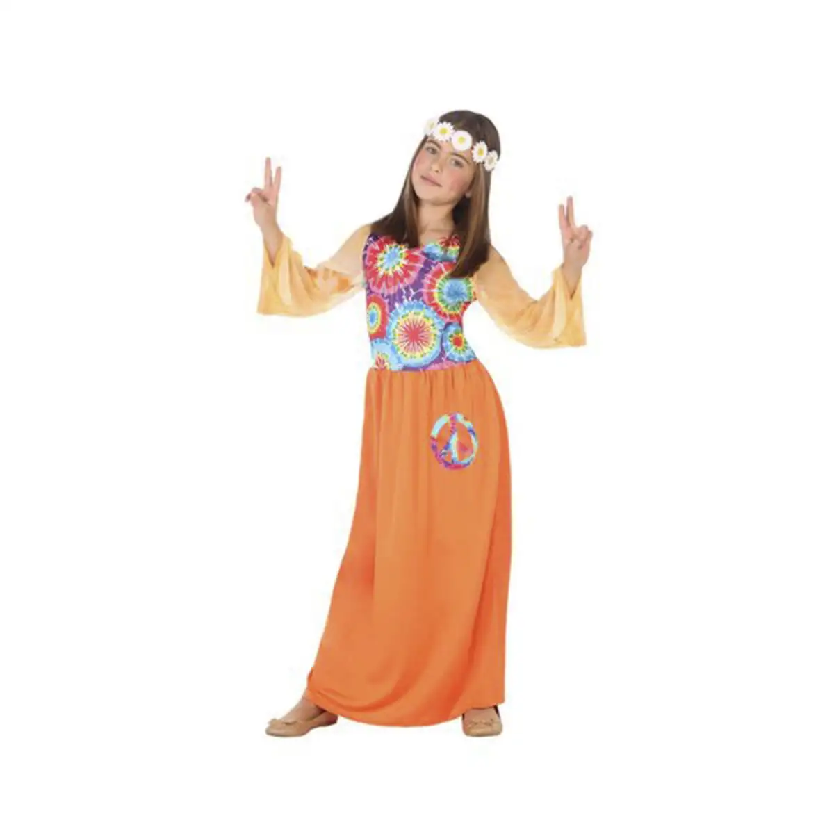 Deguisement pour enfants hippie orange 1 pc _1854. DIAYTAR SENEGAL - Votre Destination pour un Shopping Réfléchi. Découvrez notre gamme variée et choisissez des produits qui correspondent à vos valeurs et à votre style de vie.