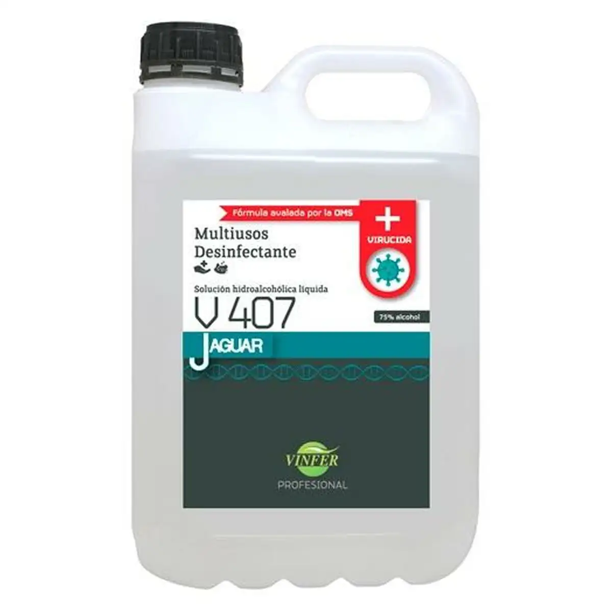 Desinfectant vinfer jaguar v407 polyvalents carafe 5 l _3380. DIAYTAR SENEGAL - Là où Chaque Achat a du Sens. Explorez notre gamme et choisissez des produits qui racontent une histoire, du traditionnel au contemporain.