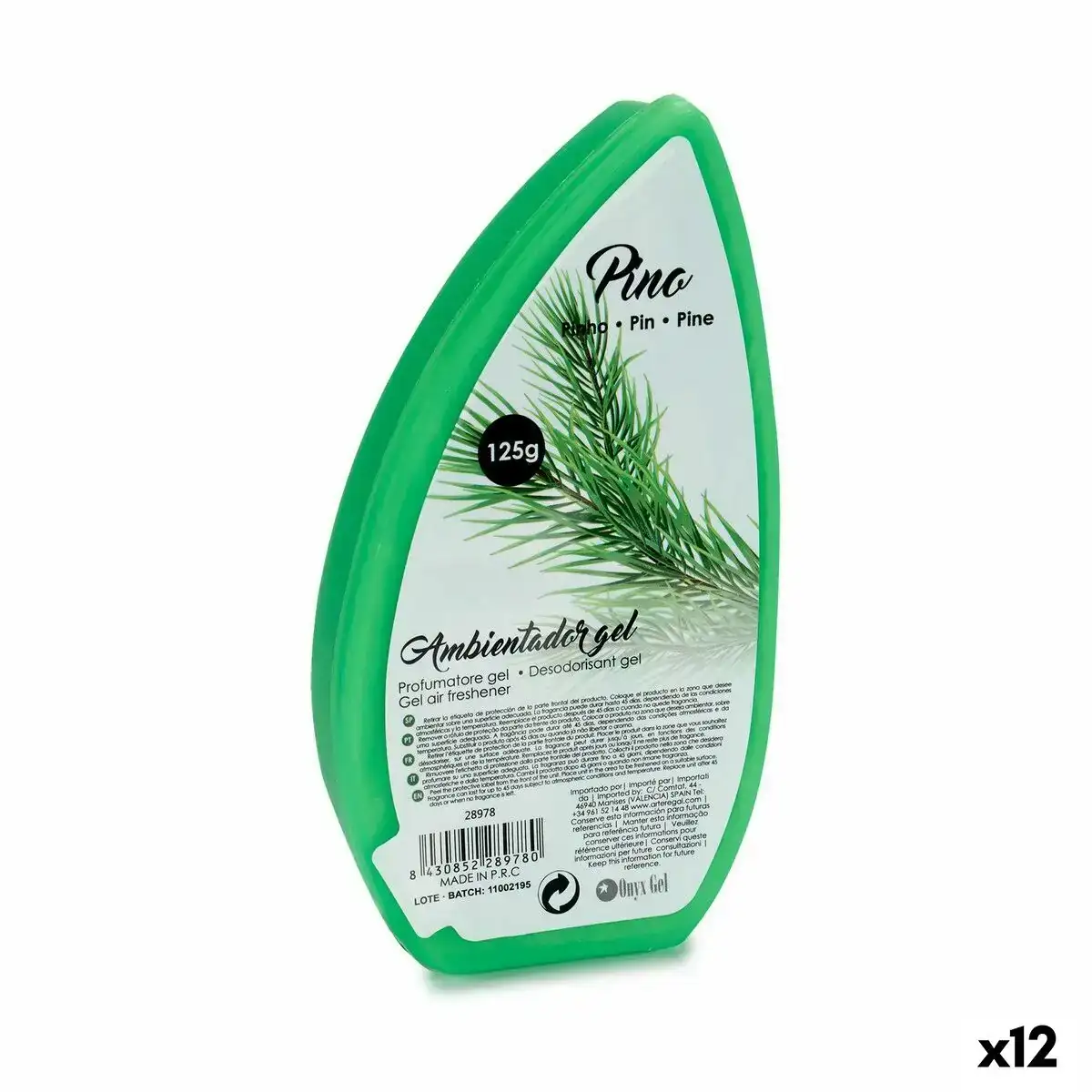 Desodorisant gel pin 125 g 12 unites _5634. DIAYTAR SENEGAL - L'Univers de l'Élégance Accessible. Plongez dans notre catalogue et choisissez des produits qui allient sophistication et accessibilité pour un shopping exquis.