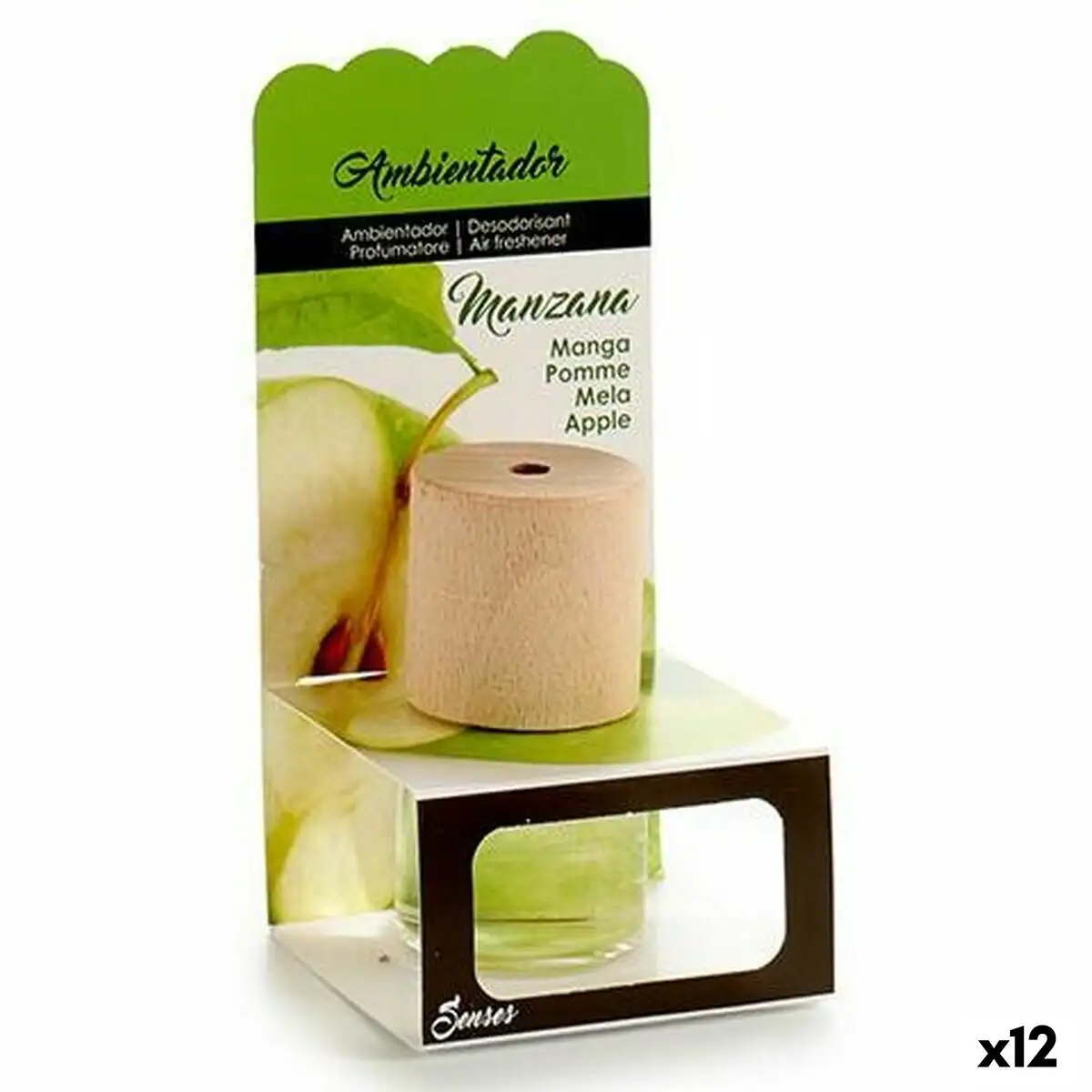 Desodorisant pomme verte 12 unites _5048. DIAYTAR SENEGAL - L'Artisanat à Portée de Clic. Découvrez notre boutique en ligne pour trouver des produits uniques qui célèbrent la créativité et l'artisanat sénégalais.