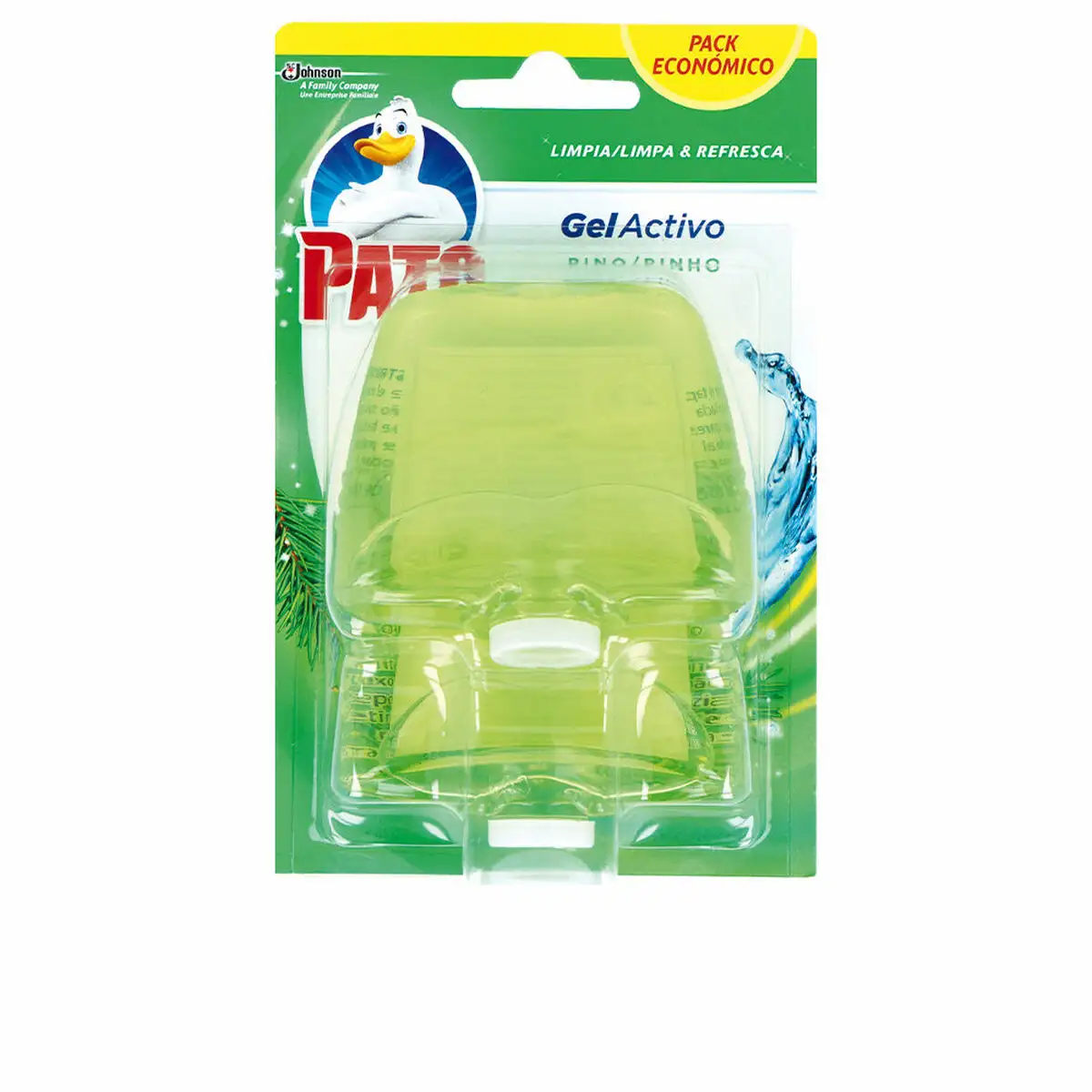 Desodorisant pour toilettes pato gel activo pin 2 unites desinfectant_5332. DIAYTAR SENEGAL - Là où la Diversité Rencontre la Qualité. Parcourez notre gamme complète et trouvez des produits qui incarnent la richesse et l'unicité du Sénégal.