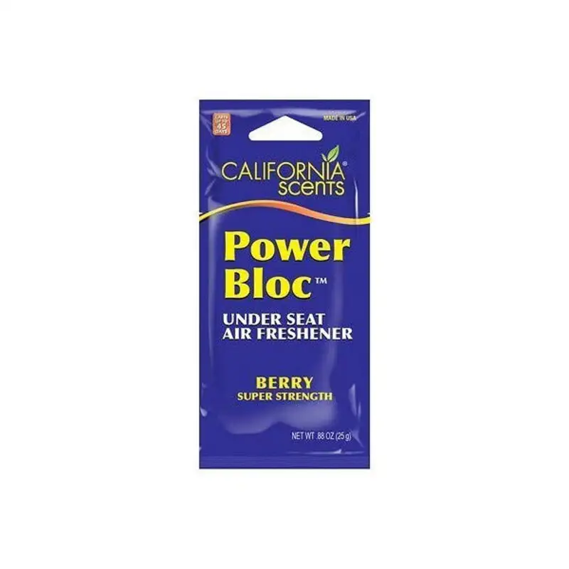 Desodorisant pour voiture california scents power bloc berry fraise_8143. DIAYTAR SENEGAL - Où Chaque Détail Fait la Différence. Parcourez notre sélection soignée et choisissez des articles qui rehaussent votre quotidien, du fonctionnel à l'esthétique.