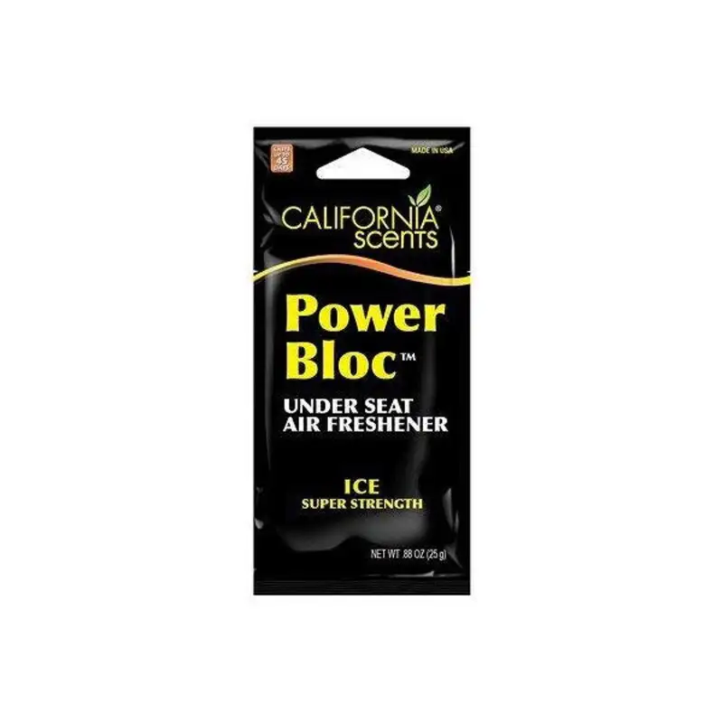 Desodorisant pour voiture california scents power bloc ice_8106. DIAYTAR SENEGAL - Votre Passage vers le Raffinement. Plongez dans notre univers de produits exquis et choisissez des articles qui ajoutent une touche de sophistication à votre vie.