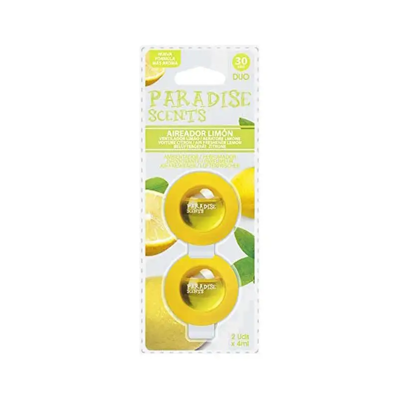 Desodorisant pour voiture paradise scents duo citron 2 uds _1324. Bienvenue chez DIAYTAR SENEGAL - Où le Shopping Devient un Plaisir. Découvrez notre boutique en ligne et trouvez des trésors qui égaieront chaque jour de votre vie.