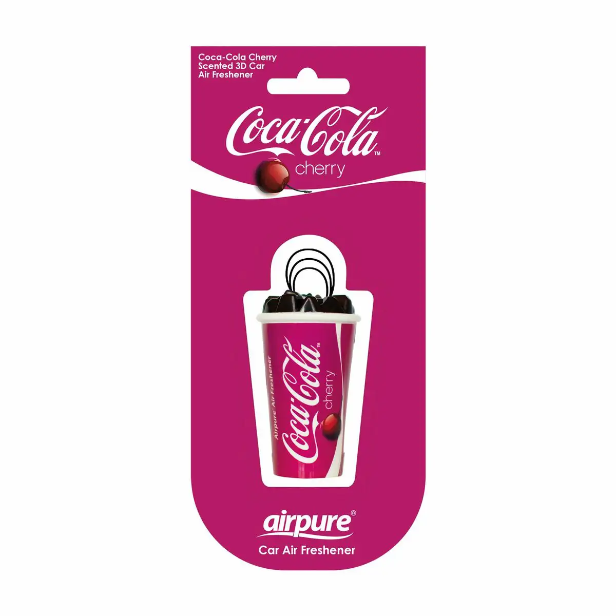 Desodorisant pour voiture percc3d861 coca cola cherry_4123. DIAYTAR SENEGAL - Votre Passage vers le Raffinement. Plongez dans notre univers de produits exquis et choisissez des articles qui ajoutent une touche de sophistication à votre vie.