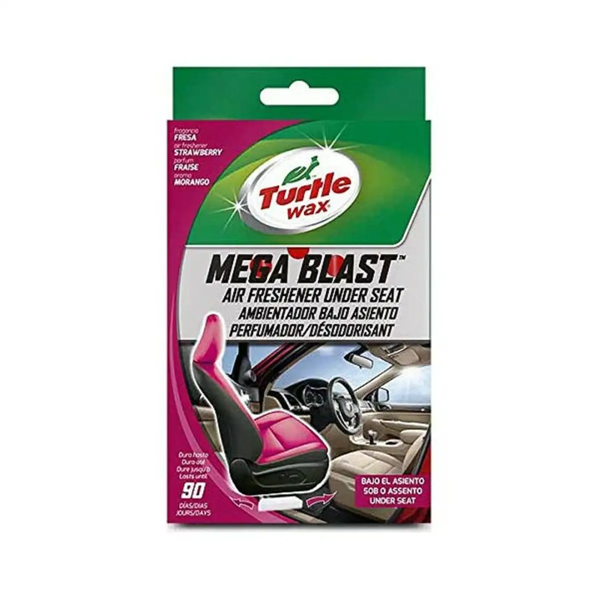 Desodorisant pour voiture turtle wax mega blast chewing gum_1927. DIAYTAR SENEGAL - Là où Chaque Produit est une Trouvaille Unique. Découvrez notre boutique en ligne et trouvez des articles qui vous distinguent par leur originalité.