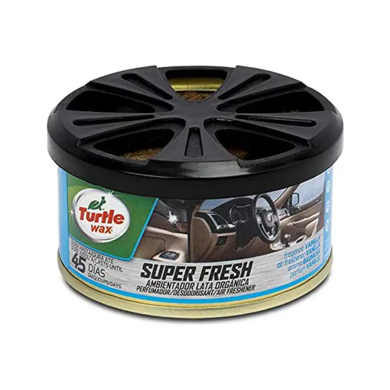 Desodorisant pour voiture turtle wax super fresh plaque vanille_2897. DIAYTAR SENEGAL - L'Art de Vivre l'Excellence au Quotidien. Explorez notre gamme et choisissez des produits qui ajoutent une note de prestige à votre vie.