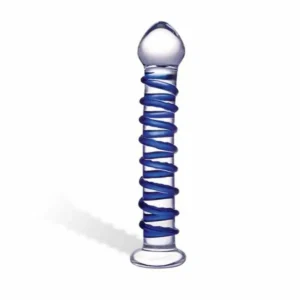 Dildo verre bleu en spirale glas 63392_4782. DIAYTAR SENEGAL - Là où la Tradition Devient Tendance. Naviguez à travers notre boutique en ligne et choisissez des produits qui allient l'authenticité au contemporain.