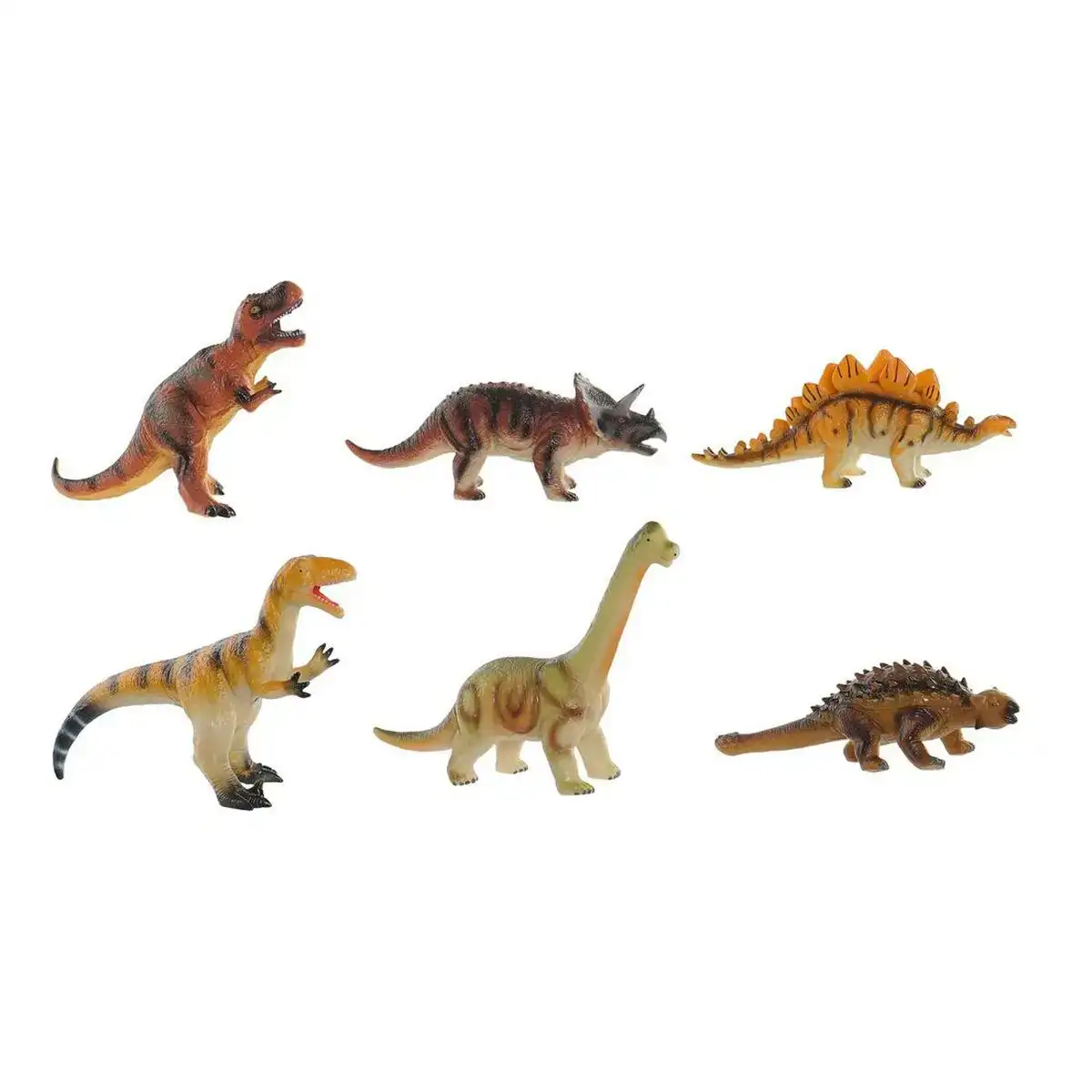 Dinosaure dkd home decor moelleux enfant 6 pieces 29 x 15 x 21 cm_7517. DIAYTAR SENEGAL - Votre Passage vers le Raffinement. Plongez dans notre univers de produits exquis et choisissez des articles qui ajoutent une touche de sophistication à votre vie.