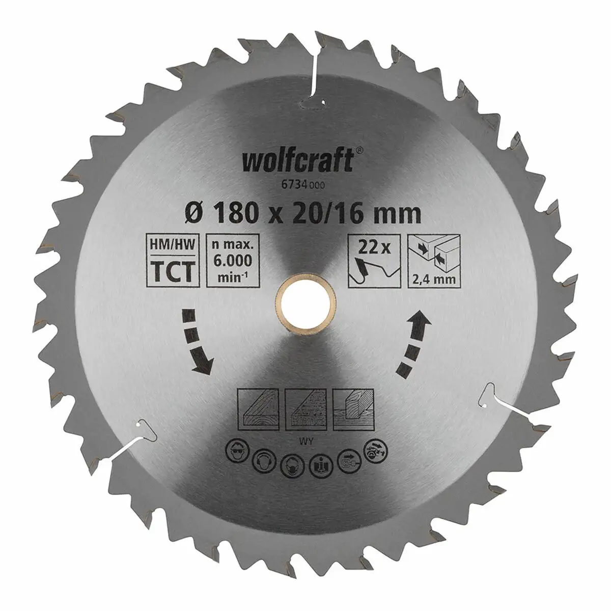 Disque de coupe wolfcraft 6734000_5504. DIAYTAR SENEGAL - Votre Passage vers le Raffinement. Plongez dans notre univers de produits exquis et choisissez des articles qui ajoutent une touche de sophistication à votre vie.