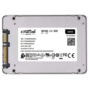 Disque dur crucial mx500 2tb ssd_3766. DIAYTAR SENEGAL - Là où Chaque Achat Contribue à un Rêve. Naviguez à travers notre boutique en ligne et soutenez des artisans talentueux tout en acquérant des trésors.