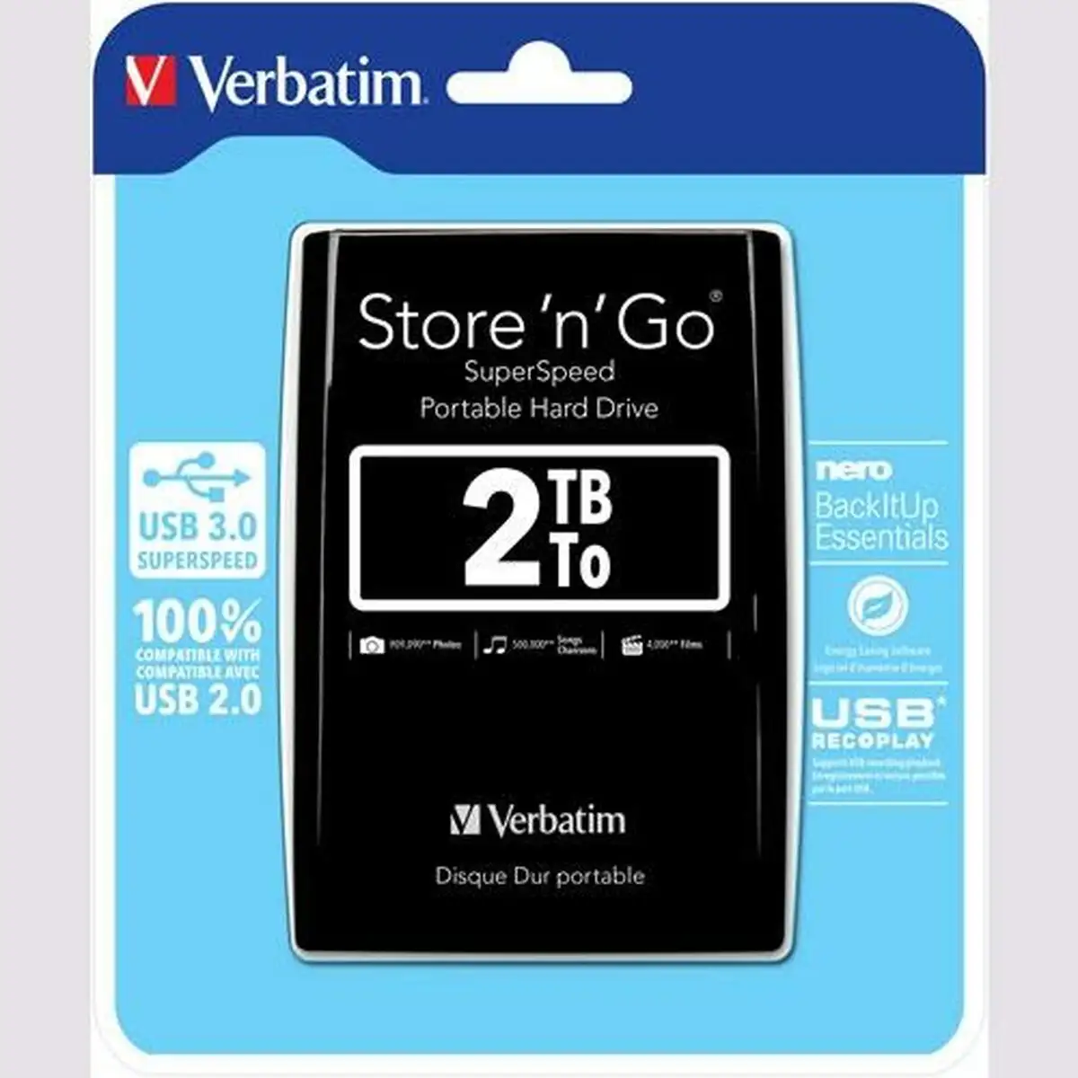 Disque dur verbatim store n go 2 tb_6876. Découvrez DIAYTAR SENEGAL - Votre Source de Produits Variés et un Service Exceptionnel. Parcourez nos catégories et bénéficiez d'un service client dévoué, prêt à vous guider à chaque étape.