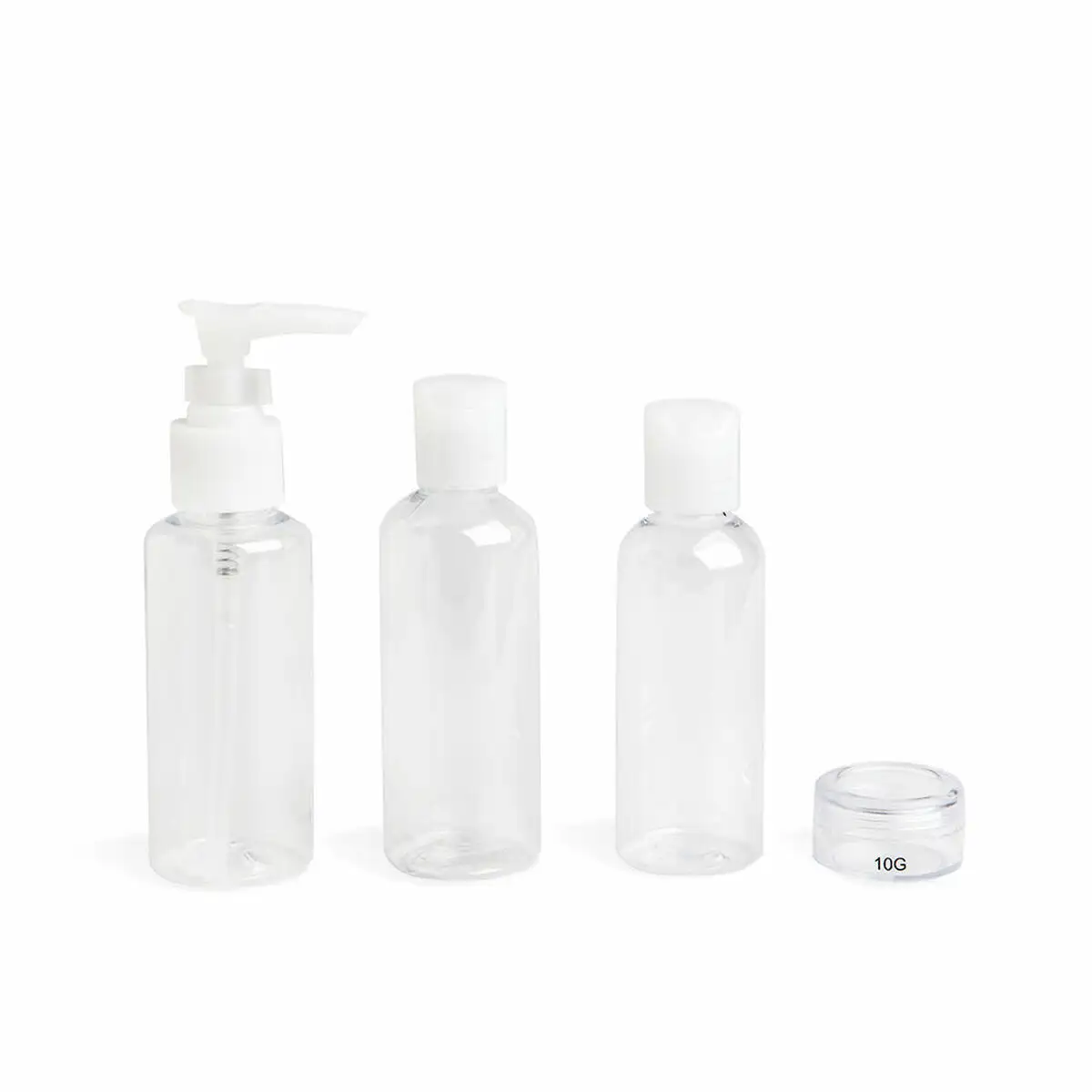 Distributeur de liquides pour le voyage 4 sur 1 idc institute transparent plastique 4 pieces lot_9939. DIAYTAR SENEGAL - Votre Passage vers le Chic et l'Élégance. Naviguez à travers notre boutique en ligne pour trouver des produits qui ajoutent une touche sophistiquée à votre style.