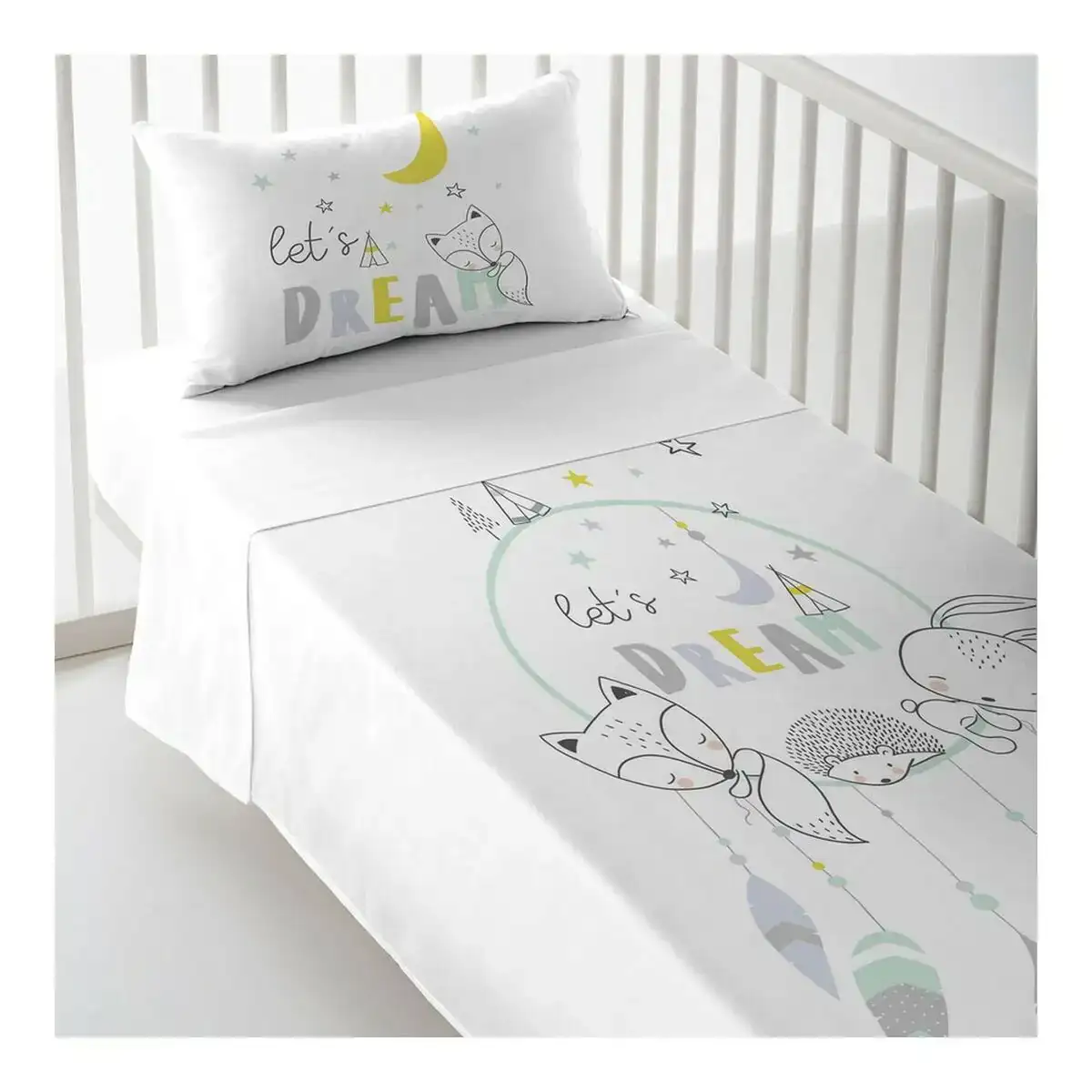 Drap de lit de bebe cool kids let s dream a 120 x 180 cm berceau de 80 _7444. Bienvenue sur DIAYTAR SENEGAL - Votre Source de Trouvailles Uniques. Explorez nos rayons virtuels pour dénicher des trésors que vous ne trouverez nulle part ailleurs, allant des trésors artisanaux aux articles tendance.