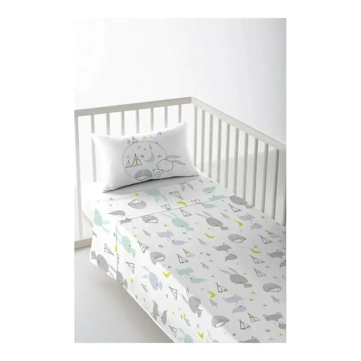 Drap de lit de bebe cool kids let s dream b 100 x 130 cm_3215. DIAYTAR SENEGAL - Votre Destination pour un Shopping Réfléchi. Découvrez notre gamme variée et choisissez des produits qui correspondent à vos valeurs et à votre style de vie.