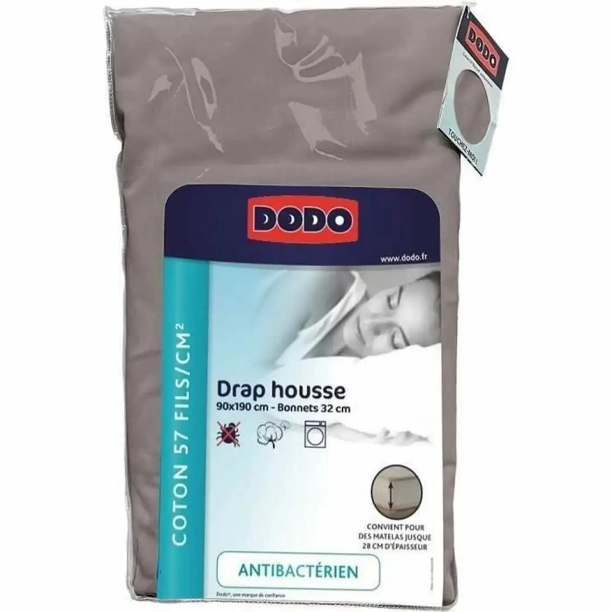 Drap housse dodo taupe 90 x 190_5190. Bienvenue sur DIAYTAR SENEGAL - Où Chaque Produit a son Charme. Explorez notre sélection minutieuse et trouvez des articles qui vous séduisent et vous inspirent.