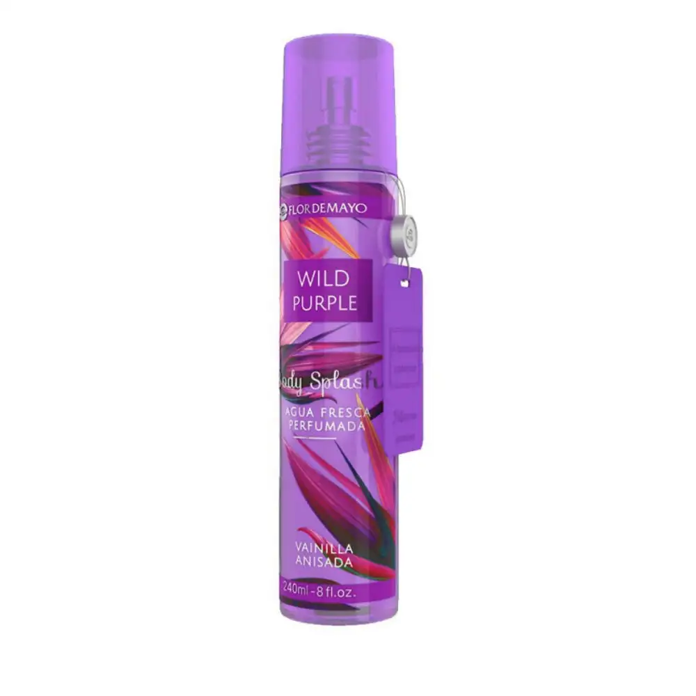 Eau de beaute body splash wild purple flor de mayo 240 ml _5151. Entrez dans l'Univers de DIAYTAR SENEGAL - Où Chaque Produit a une Signification. Explorez notre gamme diversifiée et découvrez des articles qui résonnent avec votre vie.