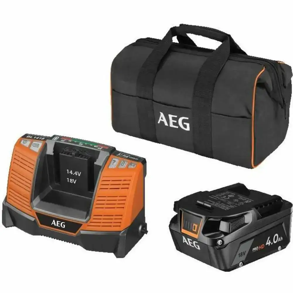 Ensemble chargeur et batterie rechargeable aeg powertools pro lithium setl1840shd 18 v 4 ah_9292. DIAYTAR SENEGAL - Là où Chaque Achat a du Sens. Explorez notre gamme et choisissez des produits qui racontent une histoire, du traditionnel au contemporain.