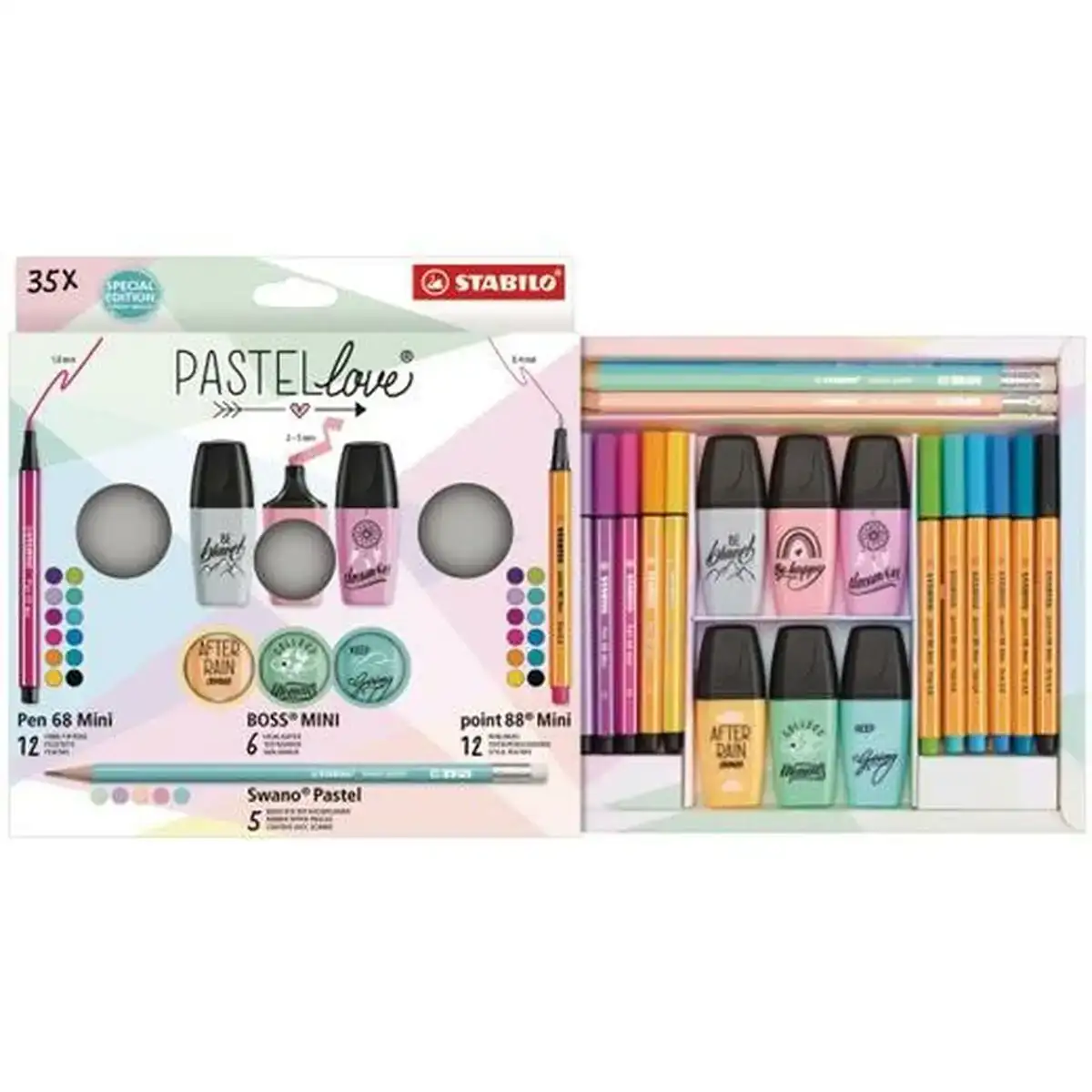 Ensemble d ecriture stabilo gateau 35 pieces multicouleur_8409. Bienvenue sur DIAYTAR SENEGAL - Votre Fenêtre sur le Shopping Moderne. Parcourez notre boutique en ligne et découvrez des produits qui incarnent l'évolution du style et de la qualité.