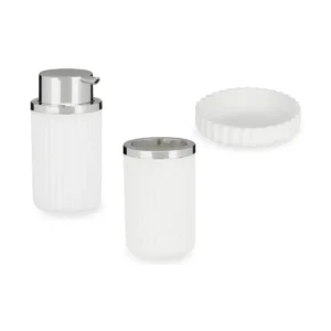 Ensemble de bain 3 pieces blanc plastique_8009. Entrez dans l'Univers de DIAYTAR SENEGAL - Où Chaque Produit est une Découverte. Explorez notre gamme variée et trouvez des articles qui vous surprennent et vous inspirent.