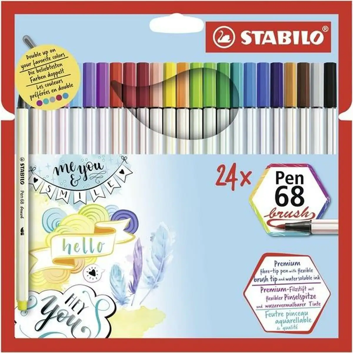 Ensemble de marqueurs stabilo pen 68 brush coffret_3255. DIAYTAR SENEGAL - Là où la Tradition Devient Tendance. Naviguez à travers notre boutique en ligne et choisissez des produits qui allient l'authenticité au contemporain.