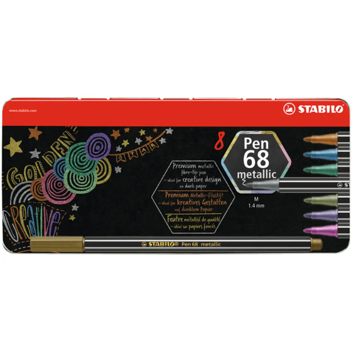 Ensemble de marqueurs stabilo pen 68 metallic 8 pieces multicouleur_6531. Bienvenue sur DIAYTAR SENEGAL - Où le Shopping est une Affaire Personnelle. Découvrez notre sélection et choisissez des produits qui reflètent votre unicité et votre individualité.