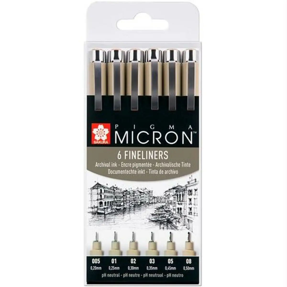 Ensemble de marqueurs talens sakura pigma micron fineliner noir 6 pieces_3500. DIAYTAR SENEGAL - Là où Choisir est un Acte d'Amour pour la Culture Sénégalaise. Explorez notre gamme et choisissez des produits qui célèbrent la richesse de notre patrimoine.