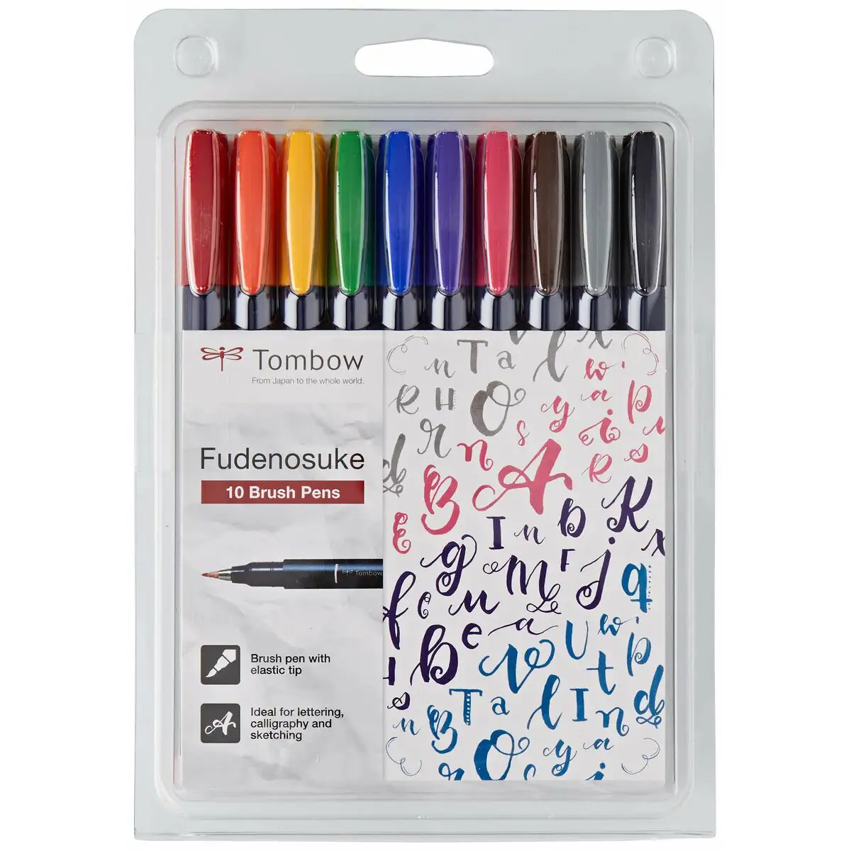 Ensemble de marqueurs tombow fudenosuke multicouleur 10 unites _3501. DIAYTAR SENEGAL - Où Choisir est un Plaisir. Explorez notre boutique en ligne et choisissez parmi des produits de qualité qui satisferont vos besoins et vos goûts.