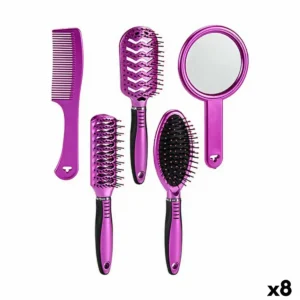 Ensemble de peignes brosses violet plastique 8 unites _4740. Bienvenue sur DIAYTAR SENEGAL - Votre Destination Shopping à la Sénégalaise. Explorez notre boutique en ligne et découvrez une gamme variée de produits qui capturent l'esprit du Sénégal.