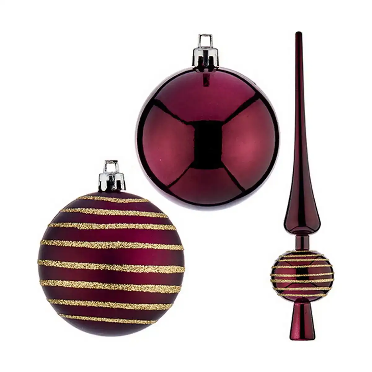 Ensemble decorations de noel 19 pieces bicyclette violet pvc_2245. Votre Destination de Choix: DIAYTAR SENEGAL - Où l'Authenticité Rencontre la Commodité. Faites l'expérience de magasiner en ligne pour des articles qui incarnent la richesse culturelle et la modernité du Sénégal.