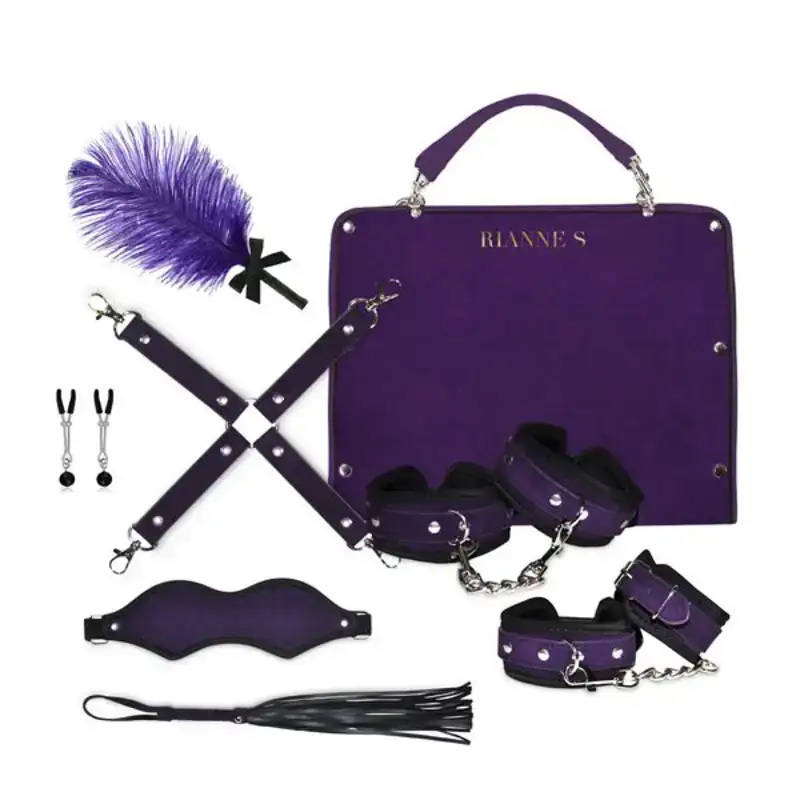 Ensemble erotique bondage rianne s kinky me softly violet_8347. DIAYTAR SENEGAL - Là où le Chic Rencontre la Tradition. Naviguez à travers notre catalogue et choisissez des produits qui équilibrent l'élégance intemporelle et l'innovation moderne.