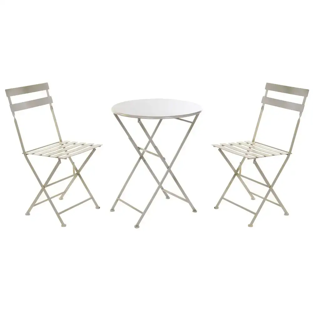 Ensemble table 2 chaises dkd home decor metal 47 x 41 x 80 cm 60 x 60 x 70 cm _3025. DIAYTAR SENEGAL - Là où Chaque Produit Est une Trouvaille. Explorez notre sélection minutieuse et découvrez des articles qui correspondent à votre style de vie et à vos aspirations.
