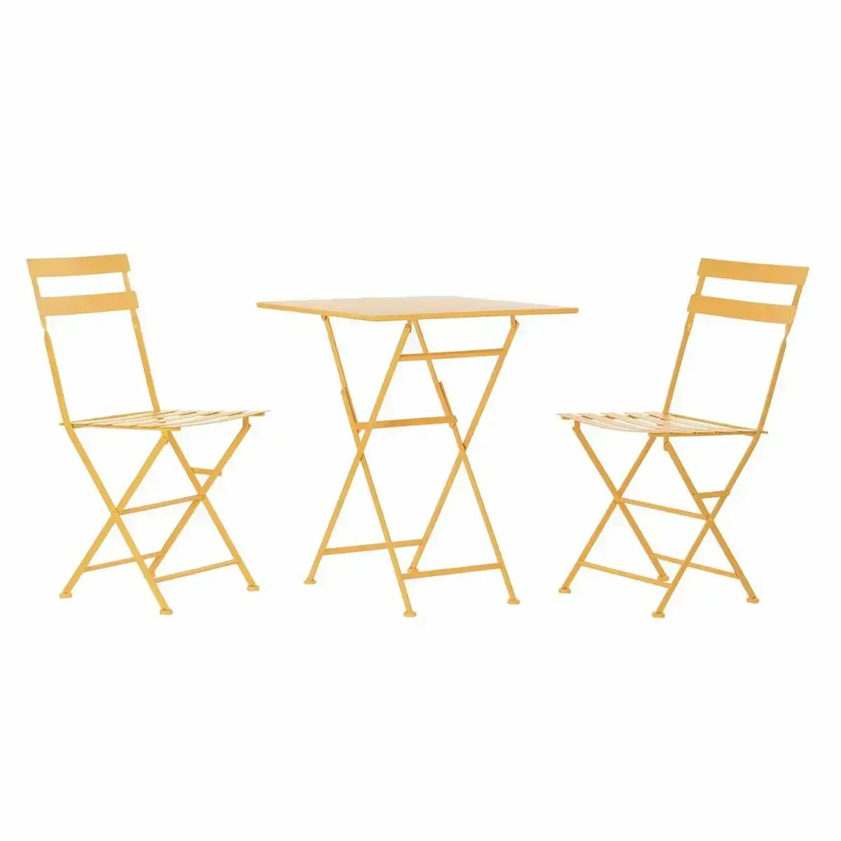 Ensemble table 2 chaises dkd home decor moutarde metal 60 x 60 x 75 cm _2029. DIAYTAR SENEGAL - Votre Boutique en Ligne, Votre Choix Illimité. Parcourez nos rayons et découvrez des produits qui vous inspirent, de la mode à la maison et bien plus.